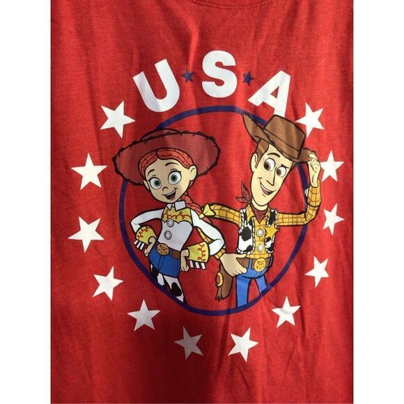 Vintage Toy Story USA Tee Red Crewneck Size L Women’s Never Worn - Picture 9 of 15